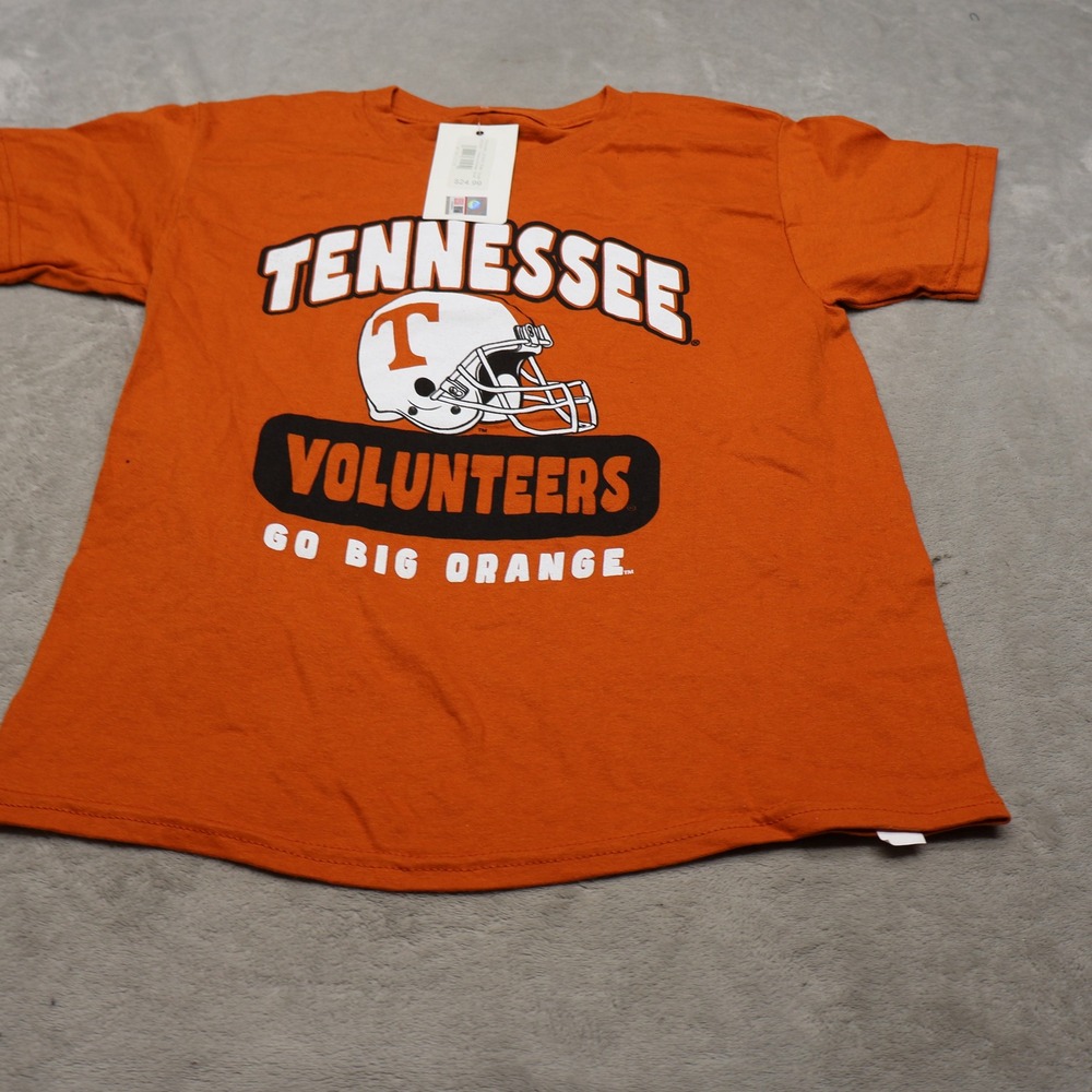 Tennessee Volunteers Shirt Youth Small Image One Orange NCAA Football $25 NEW